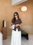 Elegant Women Button Down Blouse With Skirt Sets